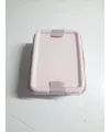 Kulplu Beslenme Kabı  2 Bölmeli Mandallı Diyet Kabı -çatal Kaşık Dahildir