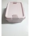 Kulplu Beslenme Kabı  2 Bölmeli Mandallı Diyet Kabı -çatal Kaşık Dahildir