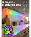 Kumandalı 5 Metre Şerit Led Dekoratif Aydınlatma