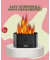 Kumandalı Alev Görünümlü Led Hava Nemlendirici Buhar Makinesi