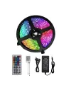 Kumandalı Rgb Şerit Led 5 Metre Renk Değiştiren Dekoratif Led Işık