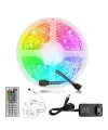 Kumandalı Rgb Şerit Led 5 Metre Renk Değiştiren Dekoratif Led Işık