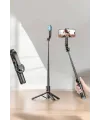 Kumandalı Tripod Telefon Tutucu Selfie Çubuğu 360 Derece Dönebilen