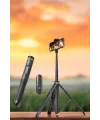 Kumandalı Tripod Telefon Tutucu Selfie Çubuğu 360 Derece Dönebilen