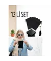 Kumaş Gözlük Kılıfı 6+6 Kılıf+Bezli SET