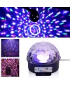 Küre Disko Topu Müzik Çalar Renkli Lazer Işıklı Bluetooth