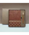 Kutulu Çizgili Lüks Defter Kalem Hediye Seti