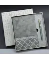 Kutulu Deri Defter Roller Kalem Set