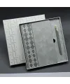 Kutulu Gri Defter Ve Metal Kalem Seti