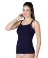 ieg™ LACİVERT  MI  1411 Modal Cotton Dantelli Atlet
