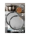 Lahmacun Pizza Pide Pişirme Tepsisi 2 li SET