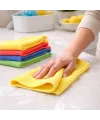 Lavanta 8pcs Mikrofiber Temizlik Bezi