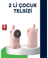 Lcd Ekranlı Bebek Telsizi – İki Yönlü Ses, Uzun Menzil, Çocuk Dostu Tasarım
