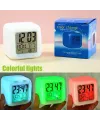 Led Dijital Renkli Masa Saati Alarm Termometre Tarih Masaüstü Saat