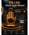 Led Işık El İşareti Araç Camı İçin Uzaktan Kumandalı