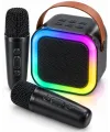 LED Işıklı Bluetooth Karaoke Hoparlör Seti
