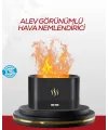 Led Işıklı Buhar Makinesi Alev Efektli Kumandalı Oda Nemlendirici