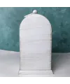 LED Işıklı Eskitme Şömine Saat