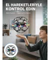 Led Işıklı Futbol Topu Mini Drone Akıllı Sensörlü El Kontrollü
