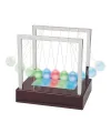 Led Işıklı Newtons Balans Newton Beşiği Topları Bilye Büyük Boy
