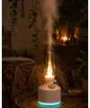 Led Işıklı Vintage Hava Nemlendirici Aromaterapi Difüzörü Usb Şarjlı