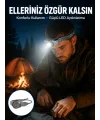 Led Kafa Feneri Ayarlanabilir Baş Bantlı Güçlü Aydınlatma Lambası