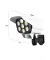 Led Lamba-güneş Paneli Destekli Uzaktan Kumandalı Solar Led Lamba