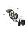 Led Lamba-güneş Paneli Destekli Uzaktan Kumandalı Solar Led Lamba