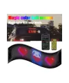 Led Panel Cama Yapışan Telefon Kontrollü Led Ekran Panel 16*64 Led Sayısı