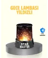 Led Renk Değiştiren Yıldız Projektör Galaxy Efektli Gece Lambası