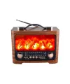 Led Şömine Efektli Kablosuz Hoparlör Bluetooth Radyo Usb Tf Kart Destekli