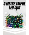 Ledli Fişli Led Dekor Lambası 5m Rgb Yılbaşı Ağacı Işığı