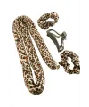 leopar Desenli Bugidi Saç Şekillendirici Sünger Set
