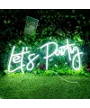 LetS Party Yazılı Neon Led