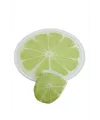 Limon Desenli Kore Yelpaze