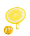 Limon Desenli Kore Yelpaze 20 cm