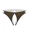 Liona Ağı Açık Leopar Desenli Fantezi Külot String