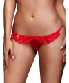 Liona Büyük Beden Dantelli Fantezi İç Giyim G String Külot