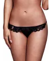 Liona Fantazi İç Giyim Kadın Siyah Dantelli Fantezi G String