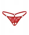 Liona Fantezi İç Giyim Ağı Açık Dantelli Fantazi G String