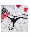 Liona Halkalı Mini Siyah Kadın Fantazi G String
