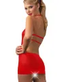 Liona Kırmızı Seksi Mini Elbise