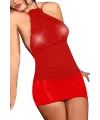 Liona Kırmızı Seksi Mini Elbise