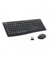 Logitech MK295 Q Tr Siyah Kablosuz Klavye Mouse Set