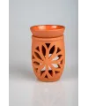 Lotus Çiçeği  El Yapımı Çömlek Buhurdanlık Tütsülük