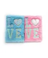 LOVE Tasarımlı Peluş Hatıra Defteri