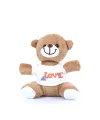 Love Tişörtlü Peluş Ayıcık
