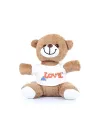 Love Tişörtlü Peluş Ayıcık