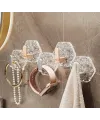 Lüks 5’li Duvar Askısı Banyo Mutfak İçin Havlu Askılık