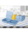 Luna 3 Bölmeli Çatal Bıçaklı Beslenme Kabı - Diyet Kabı - Çatal Kaşıklı